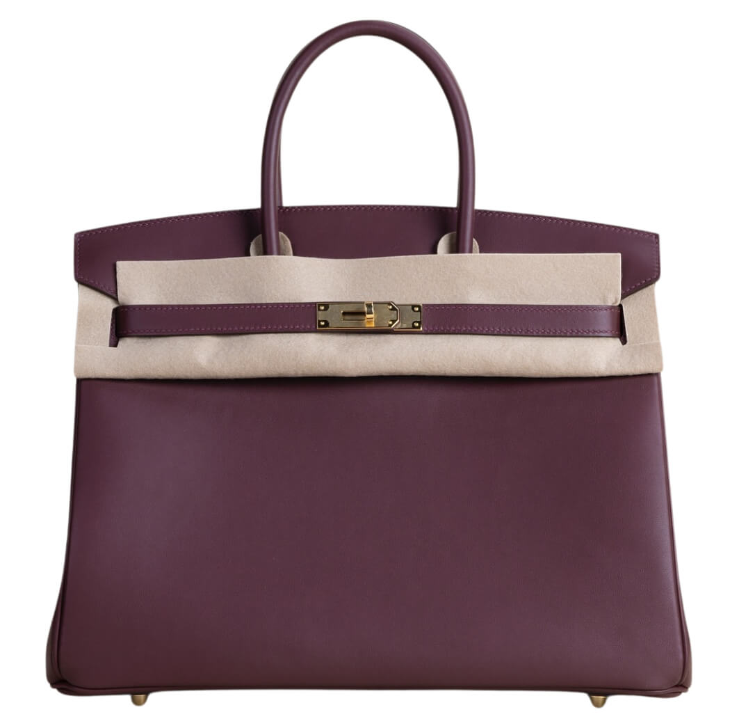 Hermès Birkin35 Rouge sellier Swift &Gold Hardware